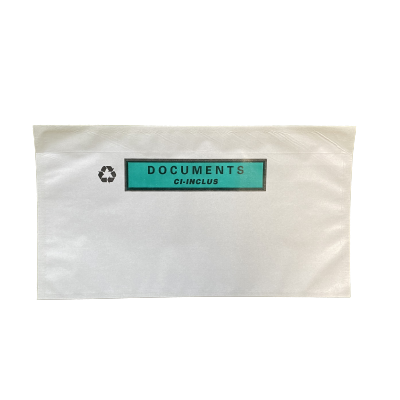 Image 2 produit PORTE DOCUMENT - DOCUMENT CI INCLUS - 228x165 MM - 04050011 | Emballage, Carton, Cornière, Adhésif, Film, Feuillard, Calage, Sur-mesure, E-Commerce, Bulle