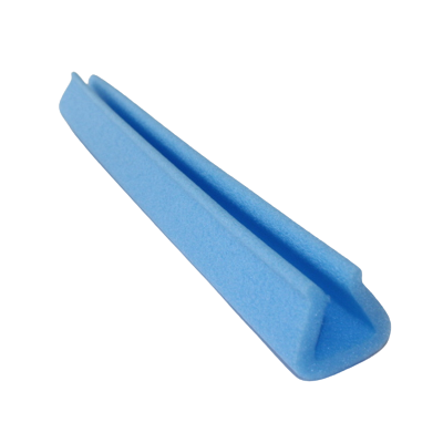 Image 3 produit PROFILÉ MOUSSE BLEU EN FORME DE U - PE - U 30-45  - 05020006 | Emballage, Carton, Cornière, Adhésif, Film, Feuillard, Calage, Sur-mesure, E-Commerce, Bulle